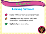 All About Rules - KS1 - Year 1