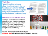 Back to school after lockdown (Recovery Transition Curriculum) COVID 19 KS3