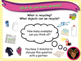 All About Recycling - KS1 - Year 1
