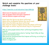 Suffering -  RE / Philosophy - Problem of Evil