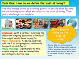 Cost of Living - Money, Inflation and Finance PSHE