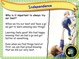 New! Independence - EYFS/Reception