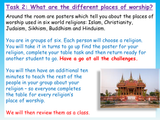 Places of Worship RE Lesson
