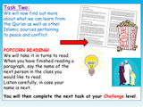 Islam, Peace and Conflict Lesson