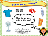 Sun safety - KS1 - Year 1