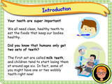 Healthy, Clean Teeth - KS1 - Year 1