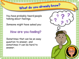 What Are Feelings? - KS1 - Year 1