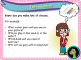 New! Making Good Choices - EYFS/Reception