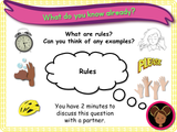 All About Rules - KS1 - Year 1