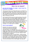 PSHE Workbook : Consent + Boundaries