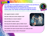 Families - Adoption and Fostering PSHE Lesson