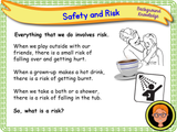 Risk in Everyday Situations and Different Environments KS1/Year 2