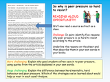 Peer Pressure - PSHE Lesson
