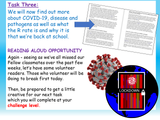 Back to school after lockdown (Recovery Transition Curriculum) COVID 19 KS3