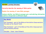 The Bible and Interpretations - RE