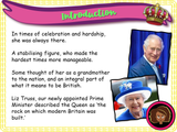 Queen Elizabeth II and King Charles III