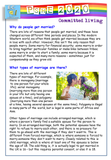 PSHE Workbook : Marriage + Civil Partnerships