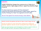 Drugs, law, risk and legal classifications PSHE
