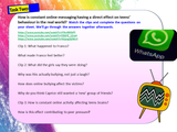 Group Chats, Group Messaging, Online Issues and Legality PSHE Lesson