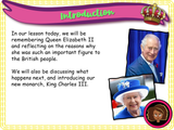 Queen Elizabeth II and King Charles III