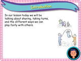 Sharing and Taking Turns - KS1 - Year 1