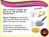 Shrove Tuesday - Pancake Day