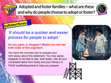Families - Adoption and Fostering PSHE Lesson