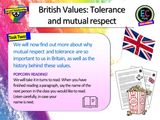 British Values - Mutual Tolerance and Respect