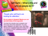 Self-Harm PSHE Lesson