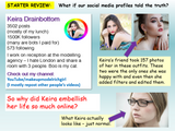 Social Media and Self Esteem