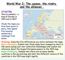 World War One: Causes