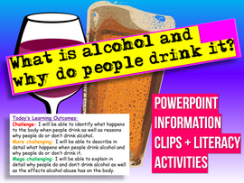 Introduction to Alcohol Lesson - KS3 (Lower ability & SEN)