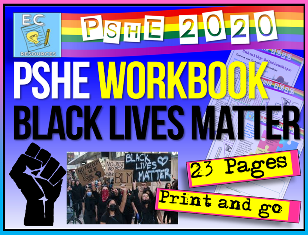 Racism + Black Lives Matter PSHE Workbook