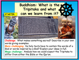 Buddhism - Tripitaka - Holy Books RE