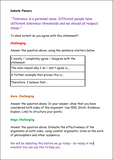 Tolerating Intolerance (Radicalisation and Extremism lesson)