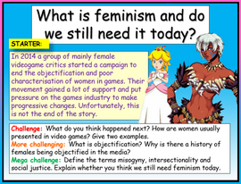 Feminism Lesson