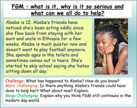 FGM and Breast Ironing PSHE