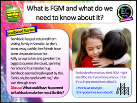 FGM and the Law 2023 PSHE lesson