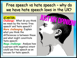 Hate Speech and Free Speech Lesson