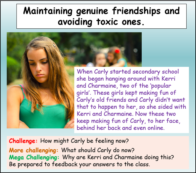 Friendships - falling out and making friends PSHE