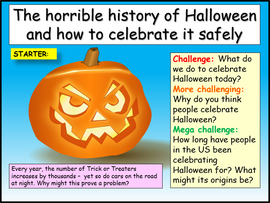 Halloween History and Safe Trick or Treating