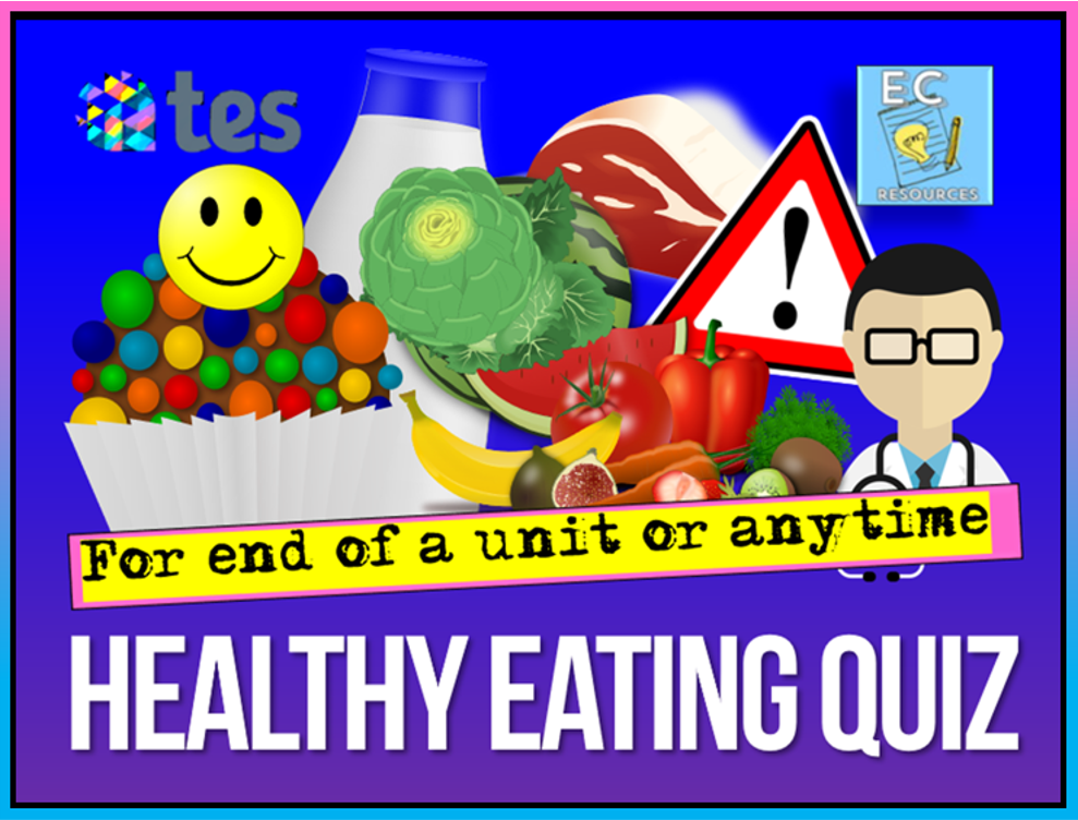 Healthy Eating PSHE Quiz
