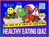 Healthy Eating PSHE Quiz