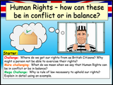 Human rights in conflict and in balance - Edexcel Citizenship