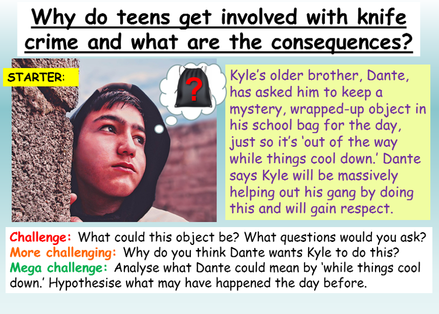 Knife Crime PSHE