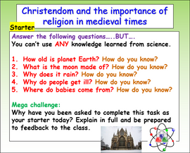 Medieval History - Religious Views