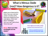 Nitrous Oxide, Noz, Laughing Gas PSHE Drugs lesson