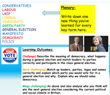 Citizenship - Politics and Government - 5 KS3 Lessons