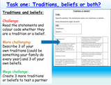 Traditions, Facts and Beliefs RE