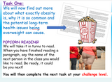 Obesity + Body image PSHE